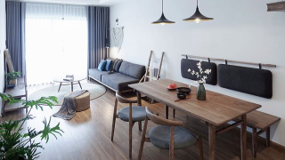Một tháng thiết kế và với 100 triệu đồng, KTS đã cải tạo căn hộ 49m² thành căn hộ với phong cách tối giản