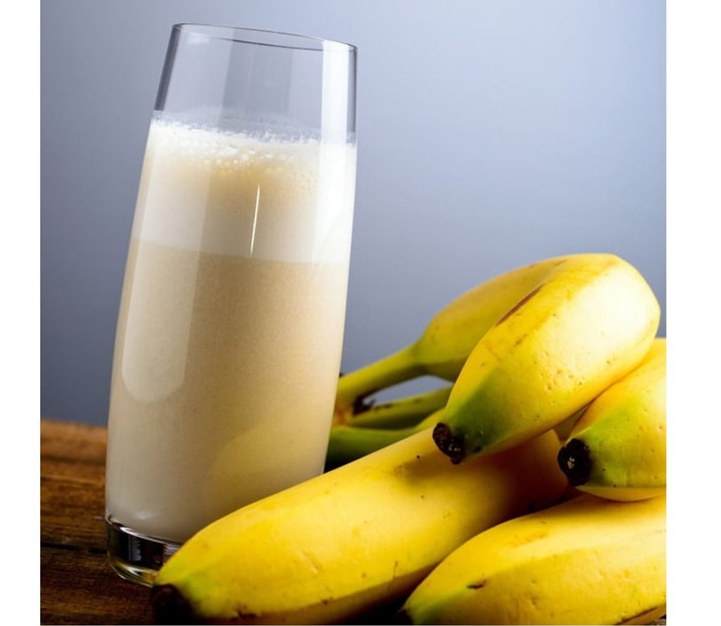 Sử dụng hỗn hợp sữa tươi và chuối có thể giúp bạn tăng cân thật nhanh