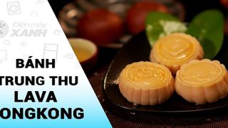 [Video] Cách làm bánh trung thu trứng muối tan chảy custard Hồng Kông