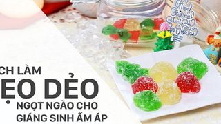 [Video] Cách làm kẹo dẻo ngọt ngào cho Giáng Sinh ấm áp