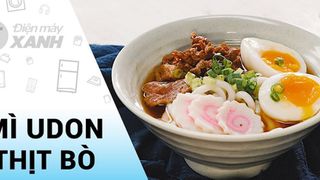 [Video] Chi tiết cách làm mì Udon thịt bò trứng lòng đào ngọt thanh đậm đà khó cưỡng