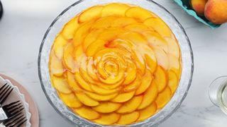 Cách làm cheesecake đào - Peach Cheesecake thơm ngon, không cần lò nướng