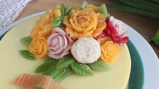 Cách làm rau câu 4D hoa nổi hương bắp thơm ngon đẹp mắt đơn giản tại nhà
