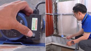 Cách lắp đặt máy bơm nước tăng áp hỗ trợ máy giặt cho nhà có nguồn nước yếu
