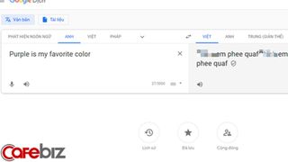 "Đỏ mặt" với câu dịch "Purple is my color" của Google Translate, hậu quả vì để người dùng tự đóng góp