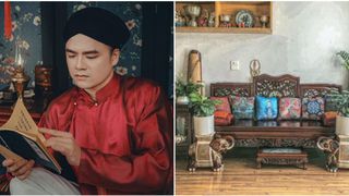 Ngôi nhà 70m² với phong cách "độc nhất vô nhị" toàn đồ quý hiếm của chàng trai độc thân Hà Nội