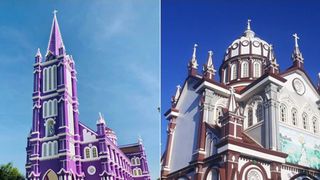 Ngỡ ngàng với 2 nhà thờ màu tím và màu nâu đẹp như thánh đường châu Âu cổ tại Nghệ An, dân tình lại đứng ngồi không yên