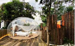 Trải nghiệm đi nghỉ cuối tuần "hú hồn" ở ngoại ô Hà Nội: Book villa 6 triệu/ đêm có nhà bong bóng ảo diệu giống Bali, khách ngơ ngác nhận phòng y như cái lều vịt