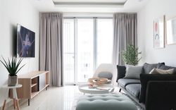 Nữ thiết kế mách cách decor không gian căn hộ 109m², 3 phòng ngủ ở Phú Mỹ Hưng, Sài Gòn theo phong cách hiện đại, tối giản chi phí chỉ 81 triệu đồng