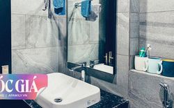 Phòng tắm xanh mát mắt và hiện đại của cặp vợ chồng chủ trương chỉ chọn đồ chất lượng tốt 
