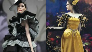 HH Hương Giang tái xuất sàn catwalk với hình ảnh "công chúa rừng xanh", kết màn cho Tuần lễ thời trang Trẻ em 2020