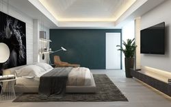 Cách sử dụng những mảng tường nhấn rực rỡ giúp phòng ngủ thêm ấn tượng