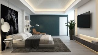 Cách sử dụng những mảng tường nhấn rực rỡ giúp phòng ngủ thêm ấn tượng