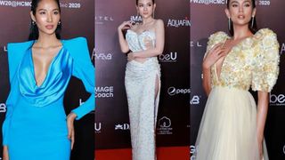 Thảm đỏ Aquafina Vietnam International Fashion Week 2020: Nóng "bỏng mắt" với màn phô diễn vòng 1 của Hoàng Thùy và Võ Hoàng Yến