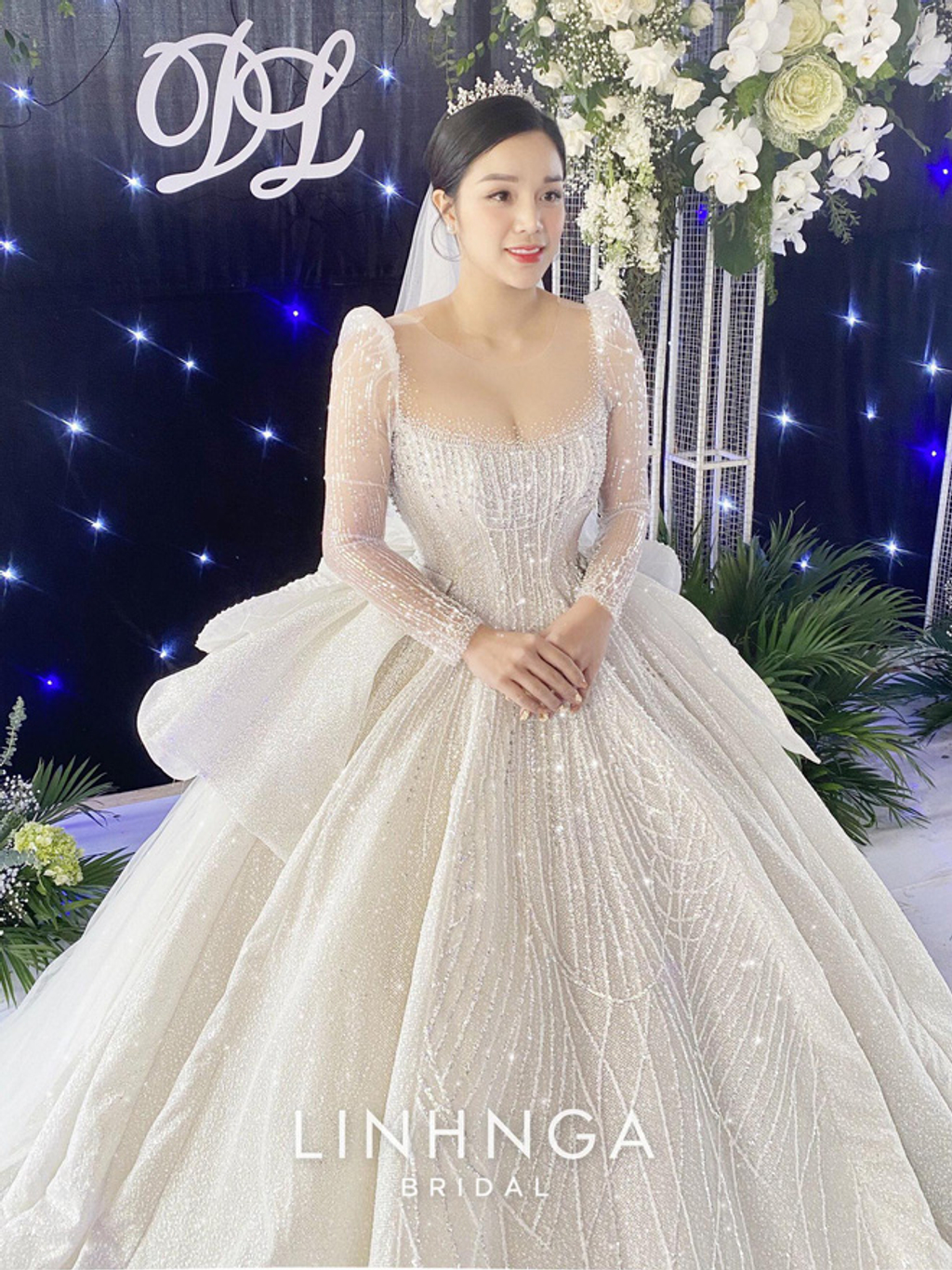 Top 15 váy cưới công chúa lộng lẫy nhất Linh Nga Bridal
