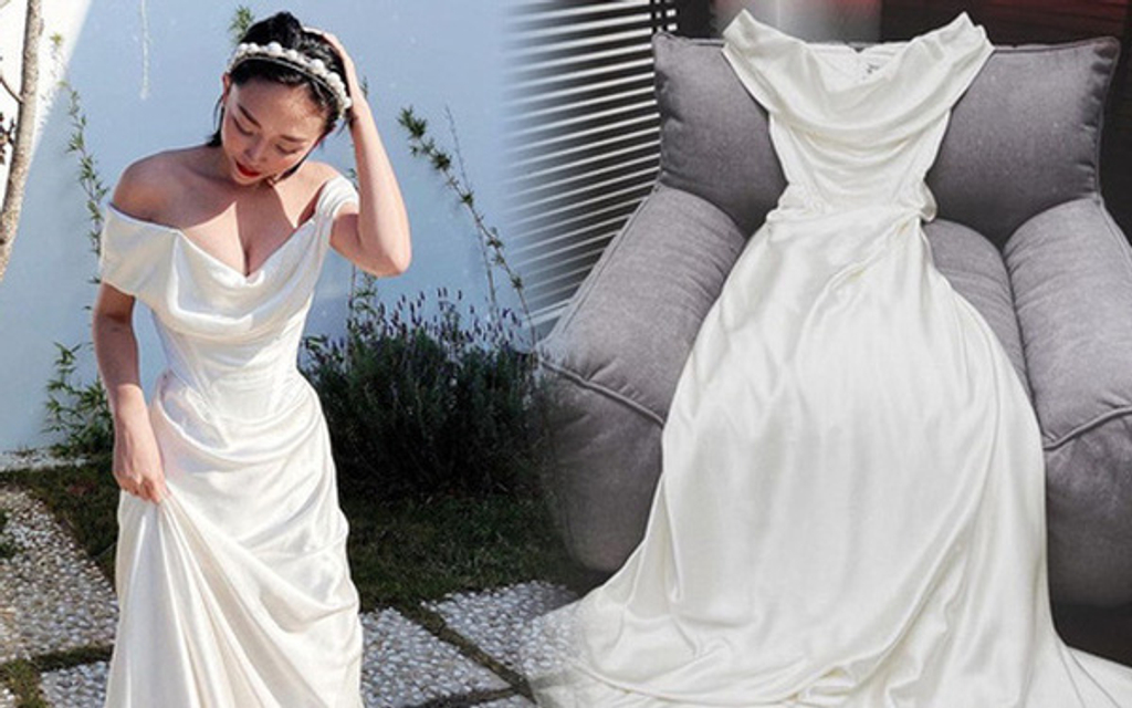 Váy cưới tối giản theo phong cách của Tóc Tiên  Ngôi sao