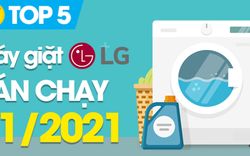 Top 5 Máy giặt LG bán chạy nhất tháng 01/2021 tại Điện máy XANH