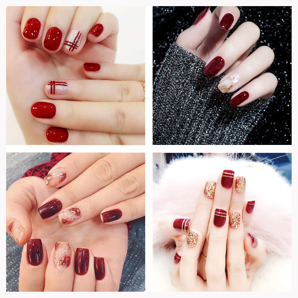 Top 13 mẫu nail Tết trendy  Màu sơn móng tay đẹp 2023  Shopee Blog