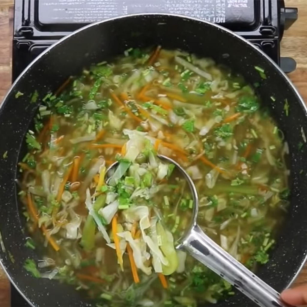 Cách nấu soup bắp cải
